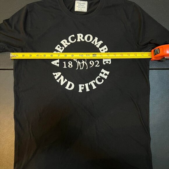 Abercrombie & Fitch Black 1892 Moose Logo Graphic T-Shirt Men’s Size M - Picture 4 of 6